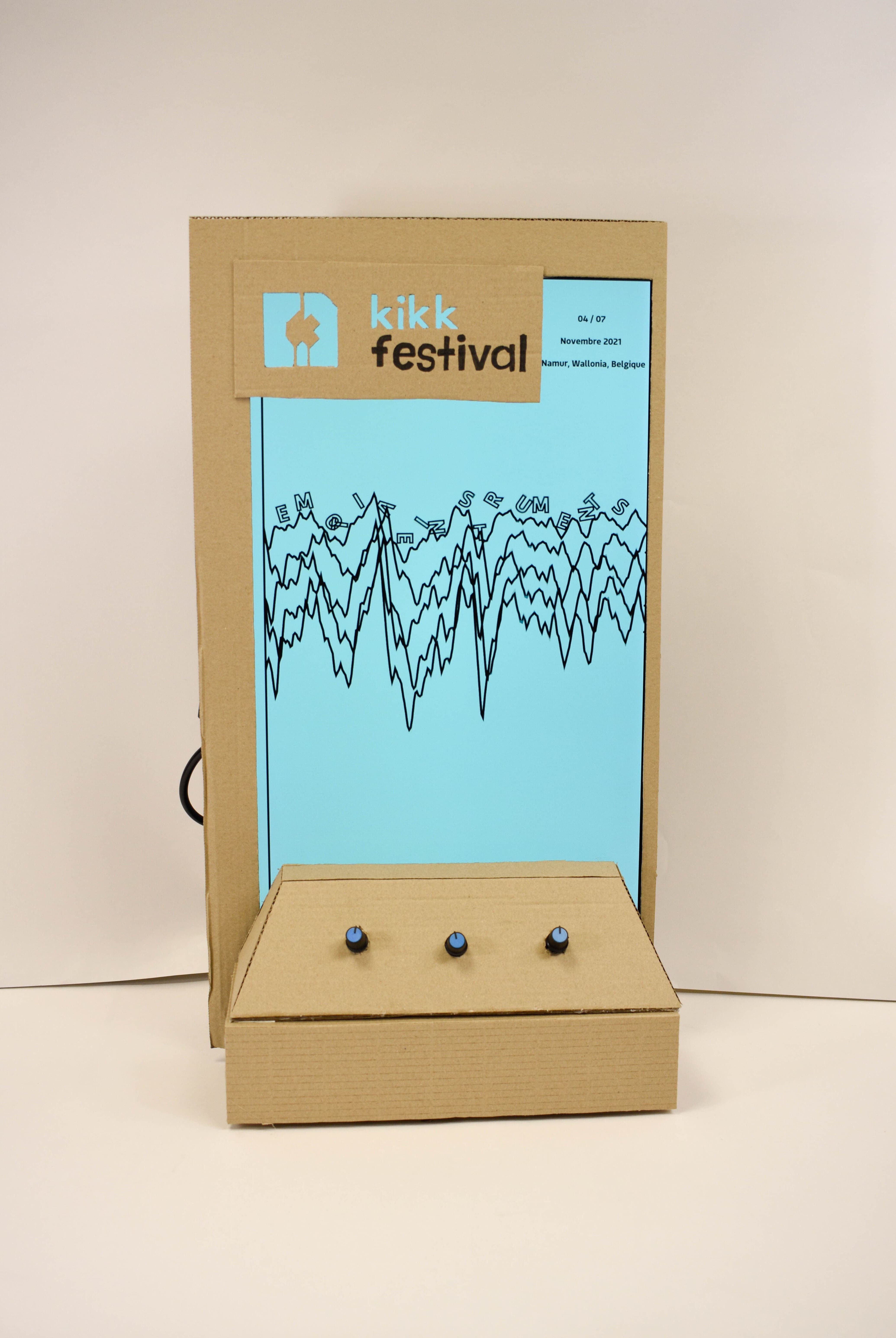 Affiche oscillant en fonction de ses paramètres