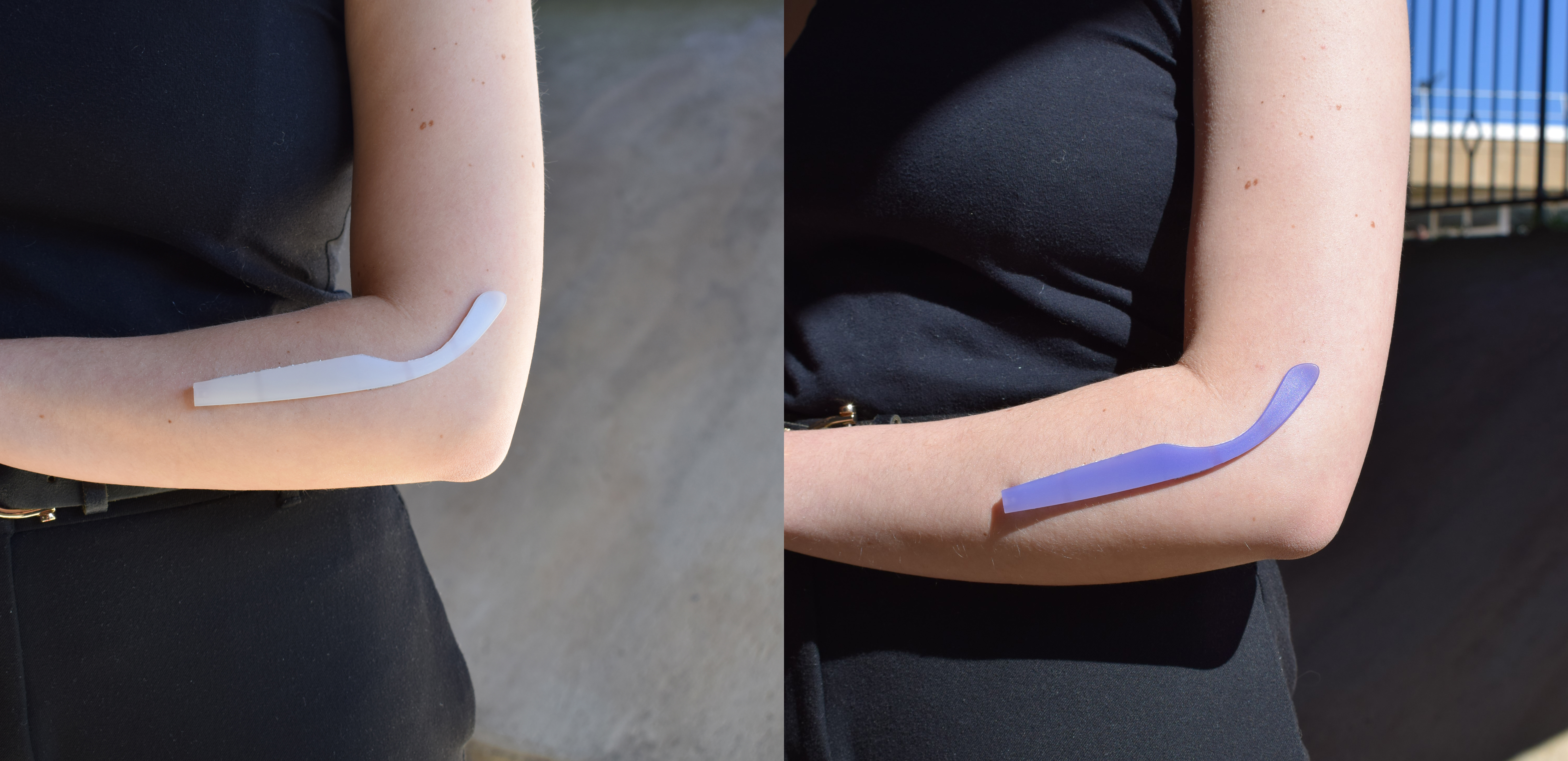 <em>Scénario émission d'agents médicaux grâce aux UV, matériau photochromique</em>