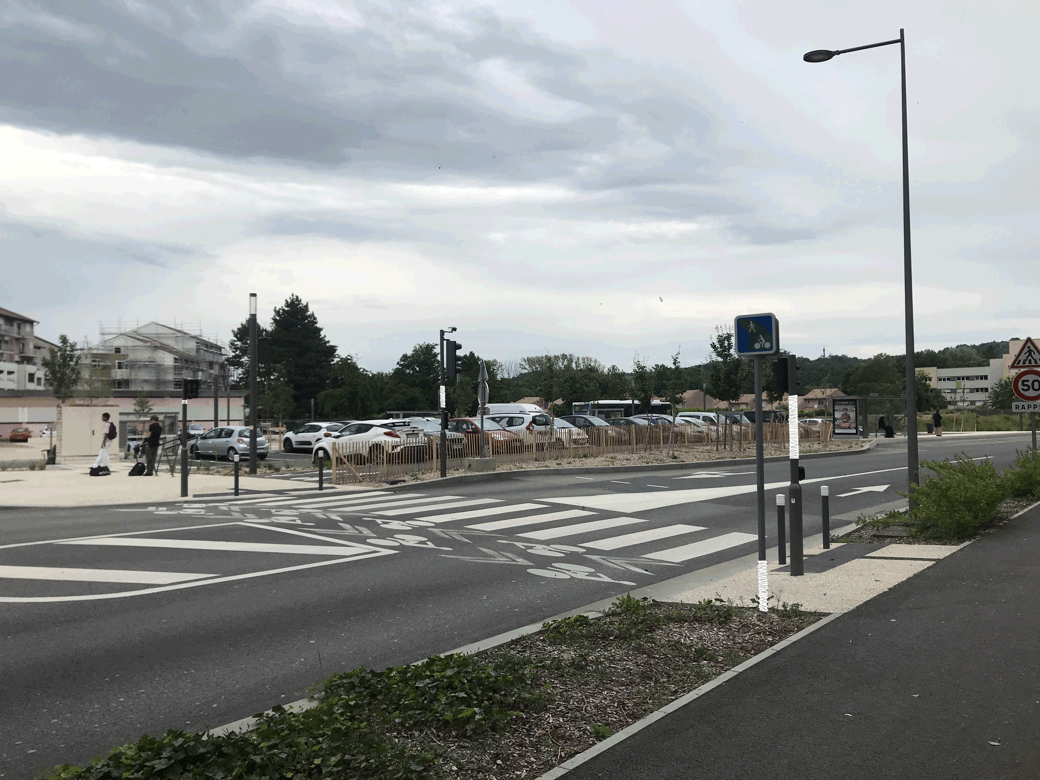 <em>Scénario retransmission de lumière grâce aux UV</em>