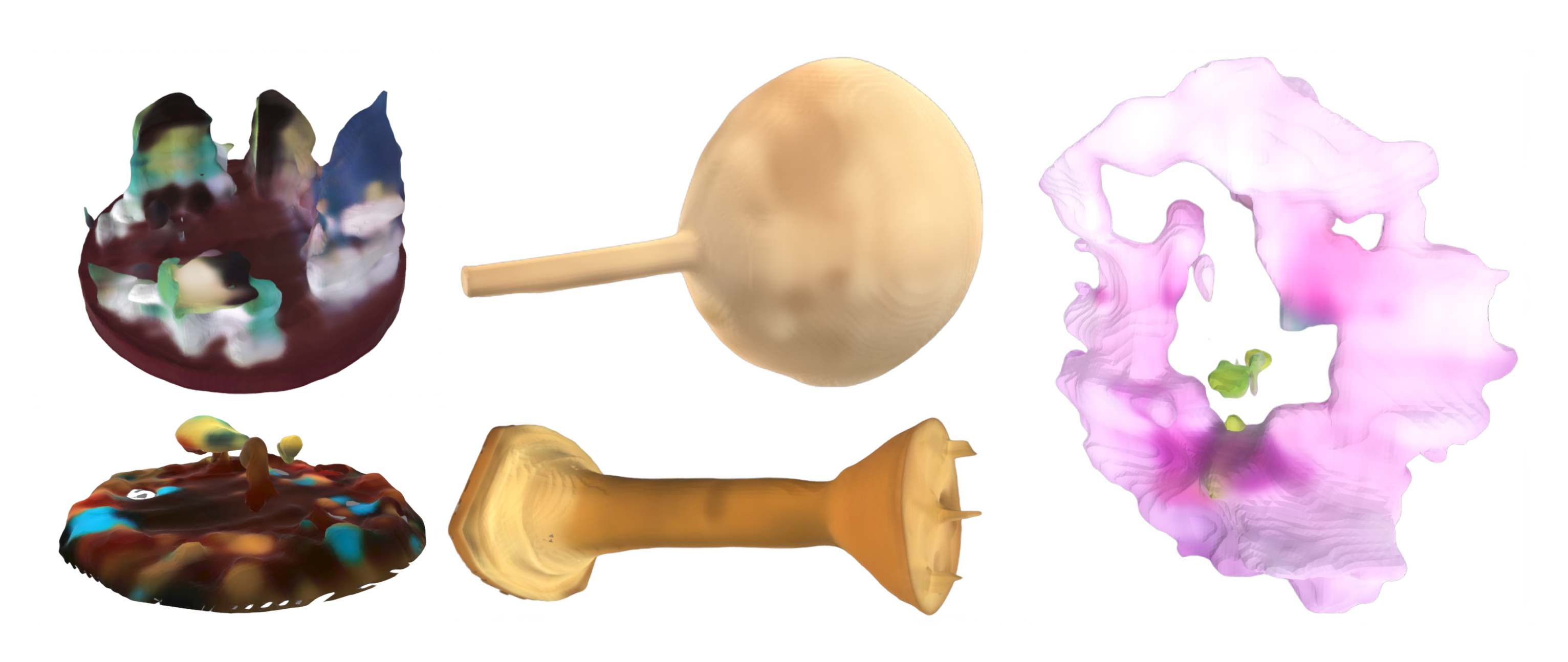 Figure 11 : Artefacts issus de la rencontre entre le designer humain et le modèle génératif.