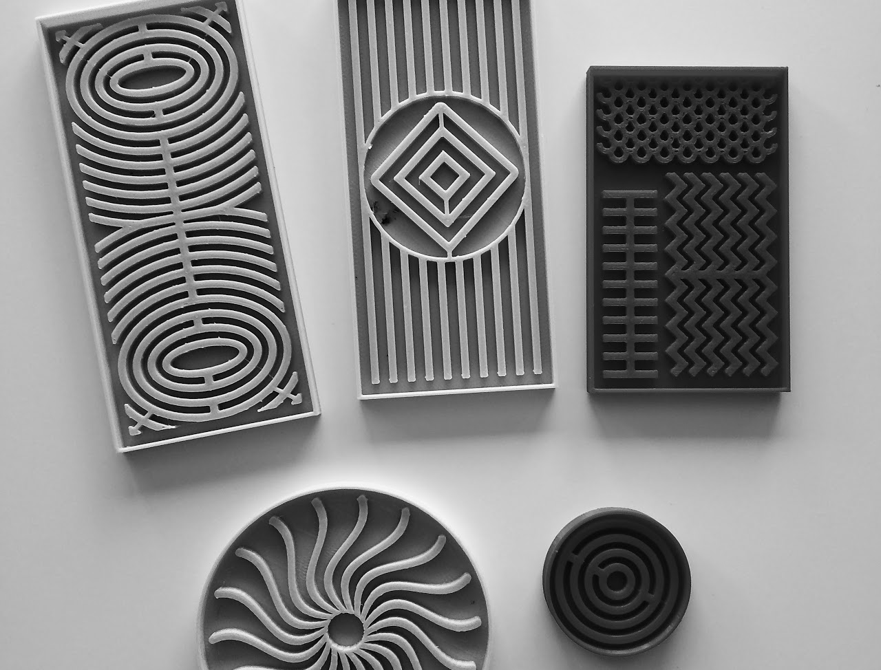 Fabrication de moules dans le cadre d'une recherche sur les « baromorphes » en collaboration avec l'équipe IIHM du LIG. Antoine T., 2019