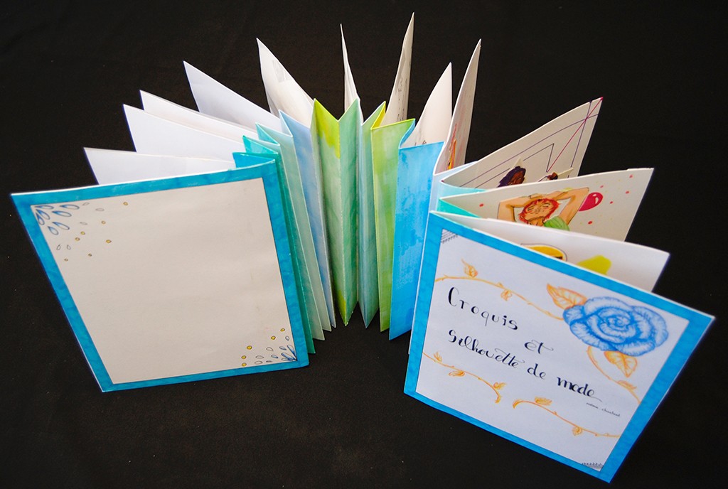 <strong>Reliure croquis de mode</strong>